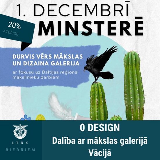 20% atlaide dalībai mākslas galerijā Vācijā – L’atelier d’Art Trence